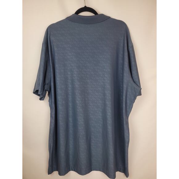 Nike Golf Tour Performance Dri-Fit Geometric Polo Shirt Men's Blue XXL - Picture 5 of 9